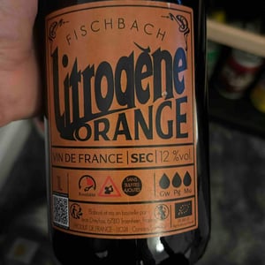 Litrogène Orange - Domaine Fischbach - jean-dreyfuss -2024