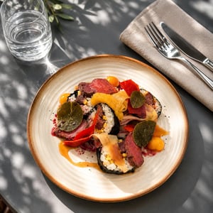 Makis De Taureau Saveur Gardiane, Feuille De Câprier, Gel D'Orange - L’EPICIER MODERNE - 1373017