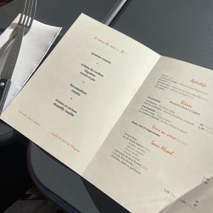 Menu Du Soir - Aux Quatre Vents - 1373130
