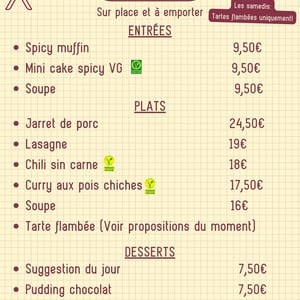 Menu Semaine 39 - A Schulesch - 1394289