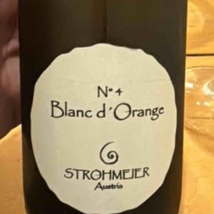 N°4 Blanc D’orange - Strohmeier - Franz Strohmeier -2022