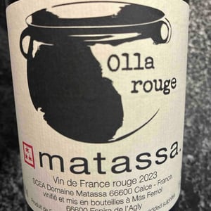 Olla rouge - Domaine Matassa - tom-lubbe -2020