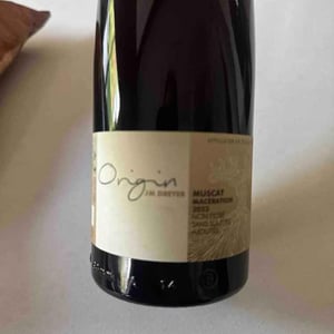Origin Muscat Macération - J.M. Dreyer - Jean-Marc Dreyer