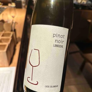 Pinot Noir "Langsehl" - Lucie Colombain - Eric , Jean & Marie Colombain