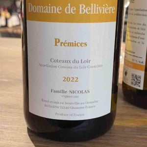 Prémices - Domaine de Bellivière - clement-et-laure-anne-nicolas