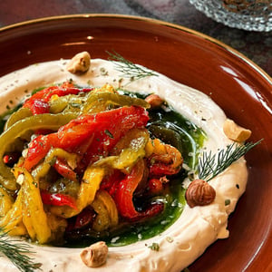 Roasted Pepper, Greek Yogurt, Hazelnut - Grapes Wine Bar - 1375417