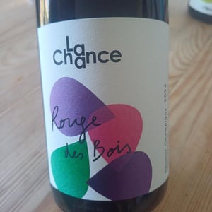 Rouge des Bois - Domaine La Chance - Jérôme Becuwe et Kim Ly Kieu -2023