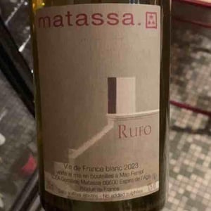 Rufo - Domaine Matassa - Tom Lubbe -2023