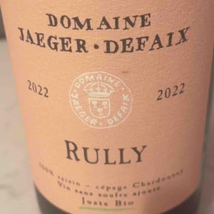 Rully - Domaine Jaeger Defaix - helene-jaeger-defaix -2022