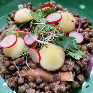 Salade De Lentilles Au Hareng Fumé - La Cuisine Des Halles - 914574