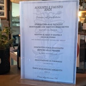 Serata Col Produttore 21 Marzo 2025 -Fausto E Augusto Andi- - Osteria del Miglio 2.10 - 877522