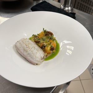 Sole, Courge Butternut, Girolles, Poireaux - La Cuiller en Bois - 1406031