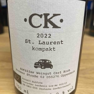 St. Laurent kompakt - Weingut Carl Koch - Agustin Novoa -2022