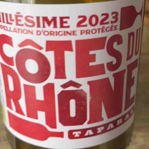 Taparas Côtes Du Rhône - Les Vignerons d'Estézargues - Les Vignerons d'Estézargues -2022