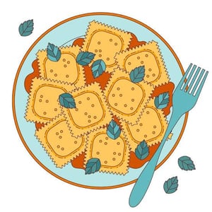 Tortelli Thai E Brodo Di Pollo - Meno Vini e Altre Necessità - 1395041
