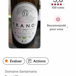 Tranoï Blanc - Domaine Santamaria - jean-louis-thomas-santamaria