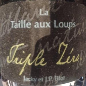 Triple Zéro - La Taille aux Loups - jacky-blot