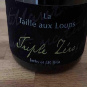 Triple Zéro - La Taille aux Loups - jacky-blot