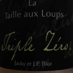 Triple Zéro - La Taille aux Loups - Jacky Blot 