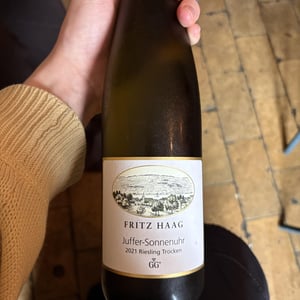 Trocken Braunenburger Juffer Sonnenuhr - Weingut Fritz Haag - Fritz Haag -2018