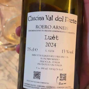 Val Del Prete ‘Luèt’ - Cascina VAL DEL PRETE - mario-roagna