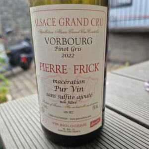 Vorbourg Pinot Gris Macération - Domaine Pierre Frick - Jean-Pierre, Chantal et Thomas Frick 