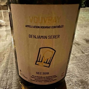 Vouvray Sec - Benjamin Serer - benjamin-serer -2019