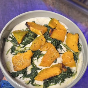 Zucca Arrosto, Cicoria Ripassata E Fonduta Al Parmigiano - Croce Bianca Bistrot - 1406688