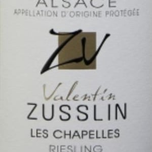 Les Chapelles - Domaine Valentin Zusslin - Jean-Paul & Marie Zusslin -2022