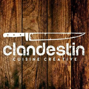 Clandestin, cuisine créative logo