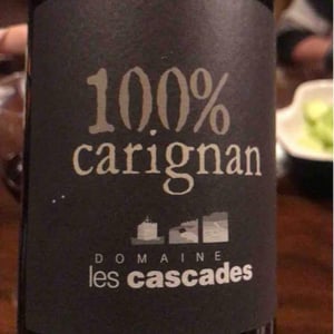 100 % Carignan 2018 - Domaine Les Cascades - Laurent & Sylvie Bachevillier