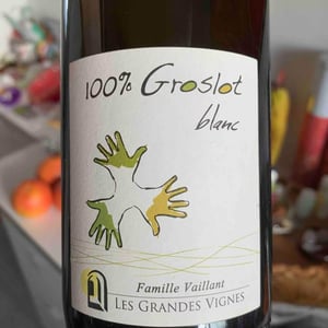 100% Groslot Blanc - Les Grandes Vignes - Laurence, Dominique & Jean-François Vaillant 