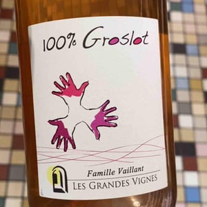 100% Groslot (Rosé) - Les Grandes Vignes - Laurence, Dominique & Jean-François Vaillant -2020