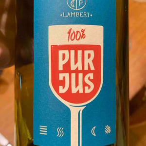 100% Pur Jus - Domaine Lambert - beatrice-pascal-lambert -2022