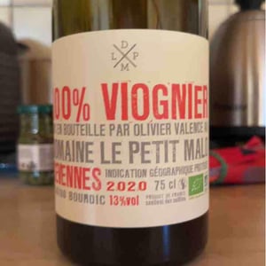100% Viognier - La Petit Malo - Domaine La Petit Malo 