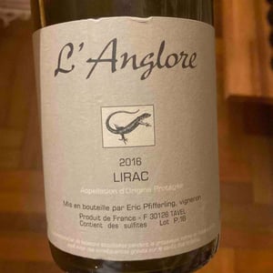 Lirac - Rouge - L'Anglore - eric-thibault-joris-pfifferling