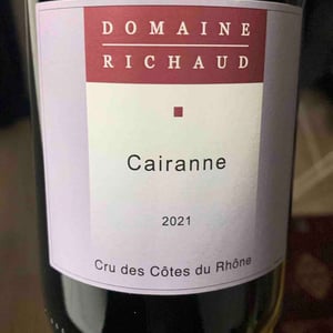 Domaine Marcel Richaud - Marcel Richaud - Cairanne Rouge