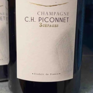 3 cèpages - Champagne C.H. Piconnet - Agathe et Clément Piconnet -2019