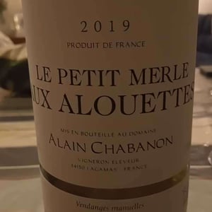 Le Merle Aux Alouettes - Domaine Alain Chabanon - alain-chabanon -2014
