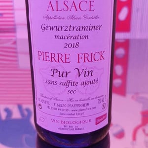 Gewurztraminer Macération Sec - Domaine Pierre Frick - jean-pierre-chantal-et-thomas-frick