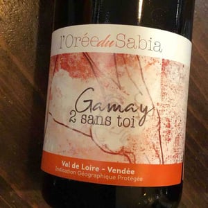 Gamay 2 Sans Toi - L'Orée Du Sabia - Bastien Mousset 
