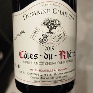 Côtes du Rhône - Domaine Charvin [BIO_ORGANIC] - Laurent Charvin 