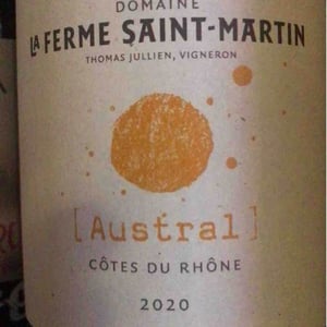 Austral - La Ferme Saint-Martin - Les Vins de Thomas - sophie-thomas-jullien