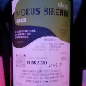 Modus Bibendi Bianco - Elios - Nicola Adamo & Guido Grillo 