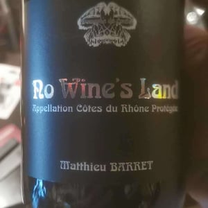 No Wine's Land - Domaine du Coulet - Matthieu Barret 