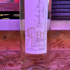 Chasselas " La Plantée" - Cave les Crêtets - Philippe & Sophie Plan 