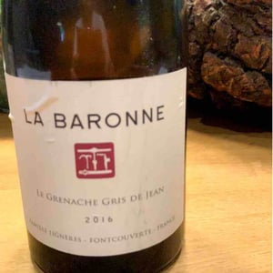 Le Grenache Gris de Jean - Château la Baronne - Famille Lignères 