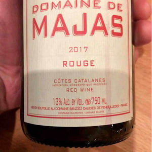 Rouge - Domaine de Majas - Agnès & Alain Carrère 