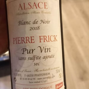 Blanc De Noir - Domaine Pierre Frick - Jean-Pierre, Chantal et Thomas Frick 