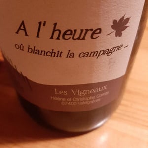 A L'heure Où Blanchit La Campagne - Les Vigneaux - Hélène & Christophe Comte -2022